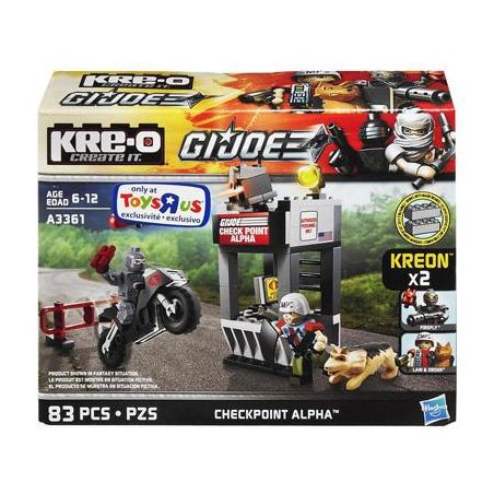 KRE-O A3361 3361 non  TRẠM KIỂM SOÁT ALPHA bộ đồ chơi xếp lắp ráp ghép mô hình Movie & Game CHECKPOINT ALPHA CONSTRUCTION SET Phim Và Trò Chơi 83 khối
