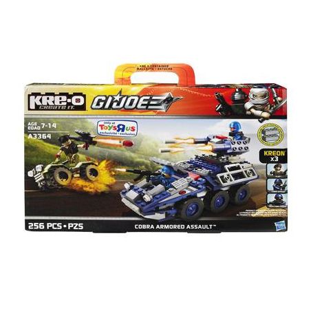 KRE-O A3364 3364 non  COBRA ARMOR RAID. bộ đồ chơi xếp lắp ráp ghép mô hình Movie & Game COBRA ARMORED ASSAULT CONSTRUCTION SET Phim Và Trò Chơi 256 khối