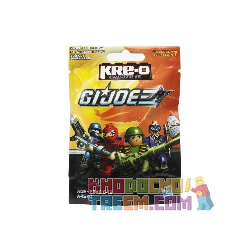 KRE-O A4534 4534 Xếp hình kiểu Lego Series 1 Kreon Figure Pack {Random} Special Forces Series 1 Person, Random, Random Túi Minifigure Dòng 1 (ngẫu Nhiên) 2 khối KRE-O A4534 4534 Xếp hình kiểu Lego Series 1 Kreon Figure Pack {Random} Special Forces Series 1 Person, Random, Random Túi Minifigure Dòng 1 (ngẫu Nhiên) 2 khối
