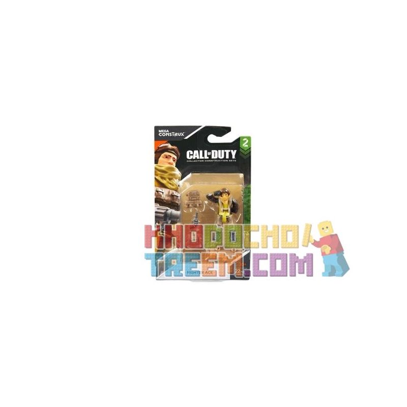 MEGA BLOKS FMG03 non Lego CHIẾN BINH ACE bộ đồ chơi xếp lắp ráp ghép mô hình Call Of Duty FIGHTER ACE 22 khối
