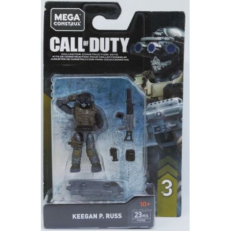 MEGA BLOKS FVF93 non  KEEGAN P. RUSS. bộ đồ chơi xếp lắp ráp ghép mô hình Call Of Duty 23 khối