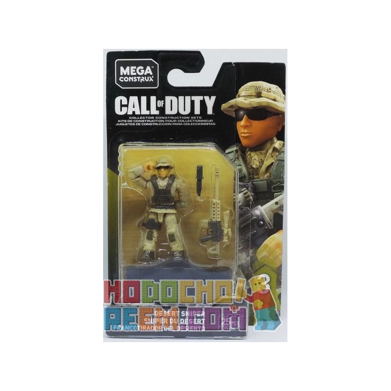 MEGA BLOKS FVF96 Xếp hình kiểu Lego Desert Sniper Call Of Duty Desert Snipeman Bắn Tỉa Sa Mạc 25 khối MEGA BLOKS FVF96 Xếp hình kiểu Lego Desert Sniper Call Of Duty Desert Snipeman Bắn Tỉa Sa Mạc 25 khối