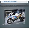 QIZHILE 85003 non  BMW S1000RR. bộ đồ chơi xếp lắp ráp ghép mô hình  Kỹ Thuật Công Nghệ Cao Mô Hình Phương Tiện 900 khối