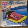 MEGA BLOKS 5801 non  CHÈO THUYỀN TRÊN BIỂN bộ đồ chơi xếp lắp ráp ghép mô hình SEA RACER 73 khối