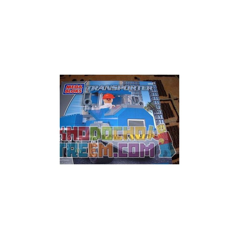 MEGA BLOKS 5803 non Lego NGƯỜI VẬN CHUYỂN bộ đồ chơi xếp lắp ráp ghép mô hình City TRANSPORTER Thành Phố 95 khối