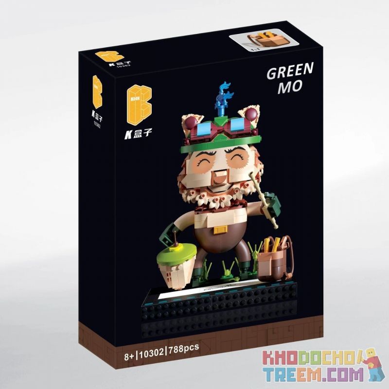 K BOX 10302 non Lego RẤT NHIỀU bộ đồ chơi xếp lắp ráp ghép mô hình Movie & Game GREEN MO Phim Và Trò Chơi 788 khối