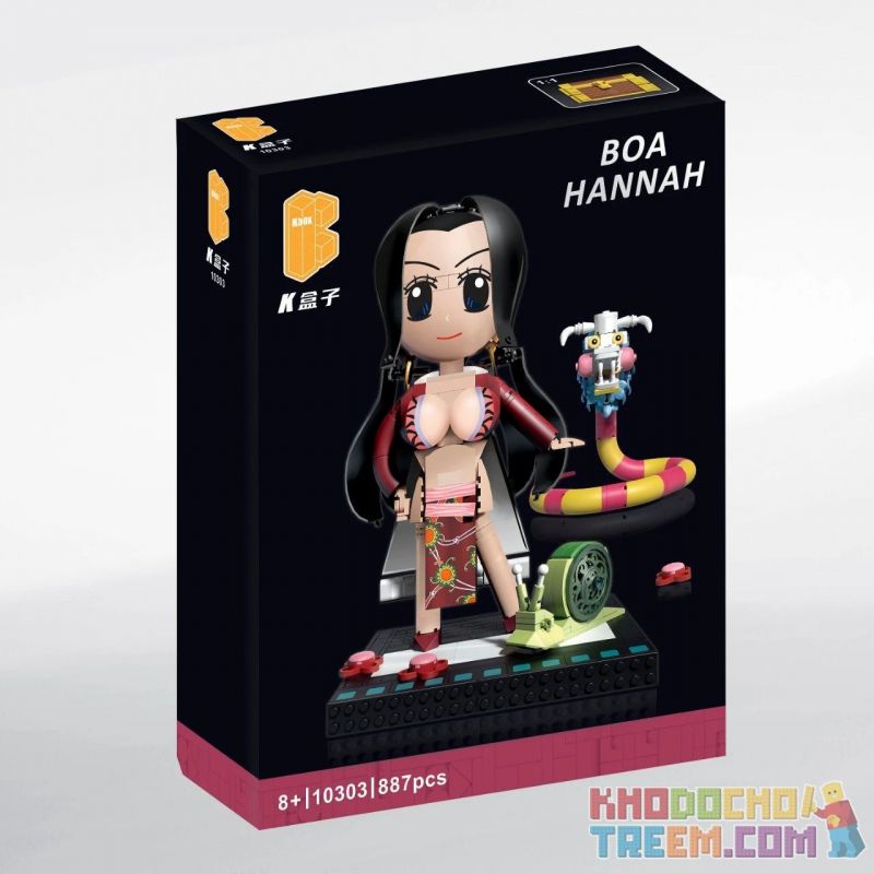 KBOX 10303 Xếp hình kiểu Lego Boa Hannah One Piece Emperor Hanami / Katsudo Hoàng Hậu Nami Masaru 887 khối KBOX 10303 Xếp hình kiểu Lego Boa Hannah One Piece Emperor Hanami / Katsudo Hoàng Hậu Nami Masaru 887 khối