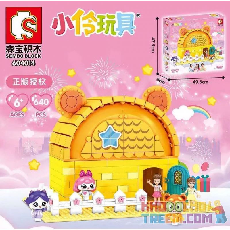 SEMBO 604014 Xếp hình kiểu Lego FRIENDS 小 伶 玩 604014 640 khối SEMBO 604014 Xếp hình kiểu Lego FRIENDS 小 伶 玩 604014 640 khối