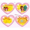 SEMBO 604014 non  ĐỒ CHƠI TIỂU LINH 604014 bộ đồ chơi xếp lắp ráp ghép mô hình  Các Bạn Gái 640 khối