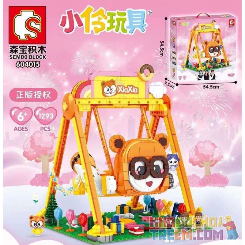 SEMBO 604015 Xếp hình kiểu Lego FRIENDS 小 伶 玩 Summer And Summer Swing Swing Mùa Hè Và Mùa Hè 1293 khối SEMBO 604015 Xếp hình kiểu Lego FRIENDS 小 伶 玩 Summer And Summer Swing Swing Mùa Hè Và Mùa Hè 1293 khối