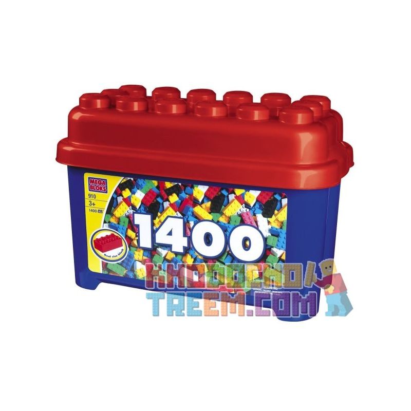 MEGA BLOKS 910 non Lego THÙNG MICROBILLION bộ đồ chơi xếp lắp ráp ghép mô hình Creator MICRO BLOKS GIGA BUCKET Sáng Tạo 1400 khối