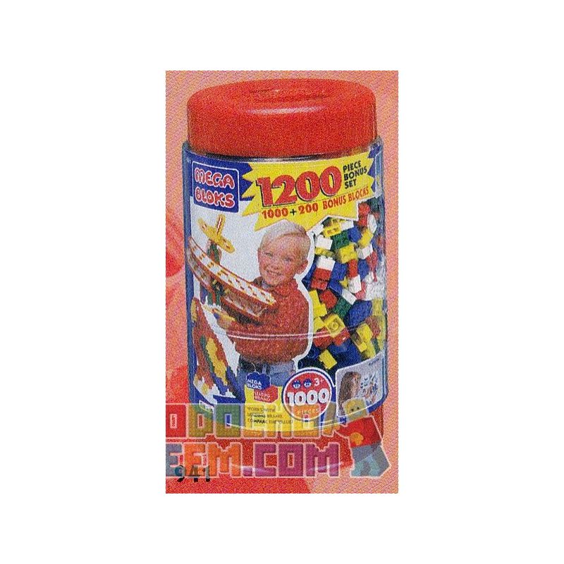 MEGA BLOKS 941 Xếp hình kiểu Lego 1200 Pieces Bucket 1200-barrel Thùng 1200 Khối 1200 khối MEGA BLOKS 941 Xếp hình kiểu Lego 1200 Pieces Bucket 1200-barrel Thùng 1200 Khối 1200 khối