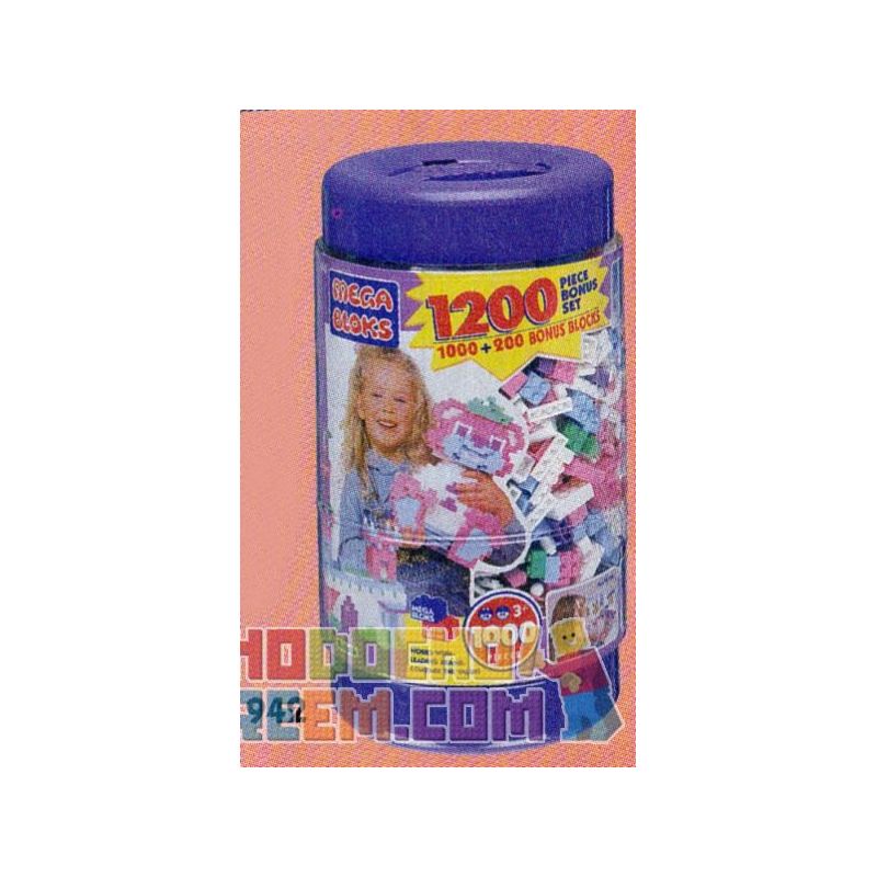 MEGA BLOKS 942 Xếp hình kiểu Lego 1200 Pieces Pastel Colors Bucket 1200 Pieces Of Color Bucket 1200 Thùng Màu 1200 khối MEGA BLOKS 942 Xếp hình kiểu Lego 1200 Pieces Pastel Colors Bucket 1200 Pieces Of Color Bucket 1200 Thùng Màu 1200 khối