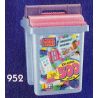 MEGA BLOKS 952-2 non  500 XÔ MÀU bộ đồ chơi xếp lắp ráp ghép mô hình Creator 500 PCS PASTEL COLORS BUCKET Sáng Tạo 500 khối