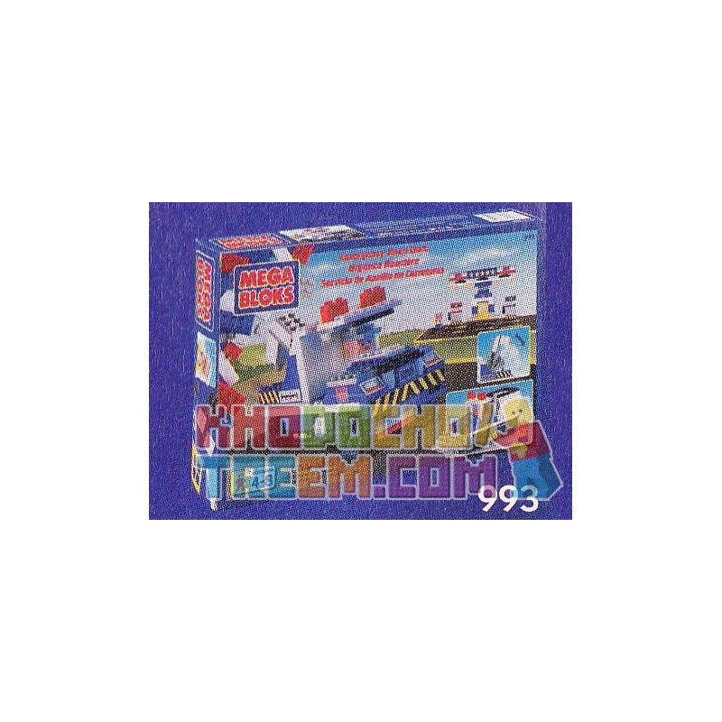 MEGA BLOKS 993 non Lego XE ĐƯỜNG KHẨN CẤP bộ đồ chơi xếp lắp ráp ghép mô hình City EMERGENCY ROAD UNIT Thành Phố 250 khối