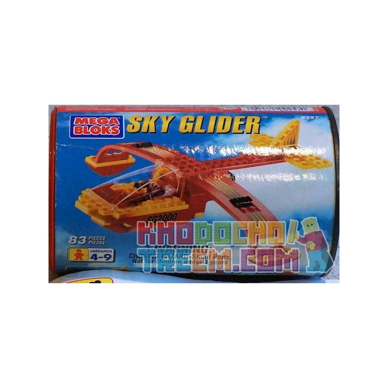 MEGA BLOKS 9257 Xếp hình kiểu Lego CITY Sky Glider Air Glider Tàu Lượn Trên Không 83 khối MEGA BLOKS 9257 Xếp hình kiểu Lego CITY Sky Glider Air Glider Tàu Lượn Trên Không 83 khối
