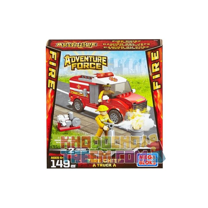 MEGA BLOKS 94405 Xếp hình kiểu Lego CITY Fire Chief Truck Fire Brigade Xe Của đội Trưởng Cứu Hỏa 149 khối MEGA BLOKS 94405 Xếp hình kiểu Lego CITY Fire Chief Truck Fire Brigade Xe Của đội Trưởng Cứu Hỏa 149 khối