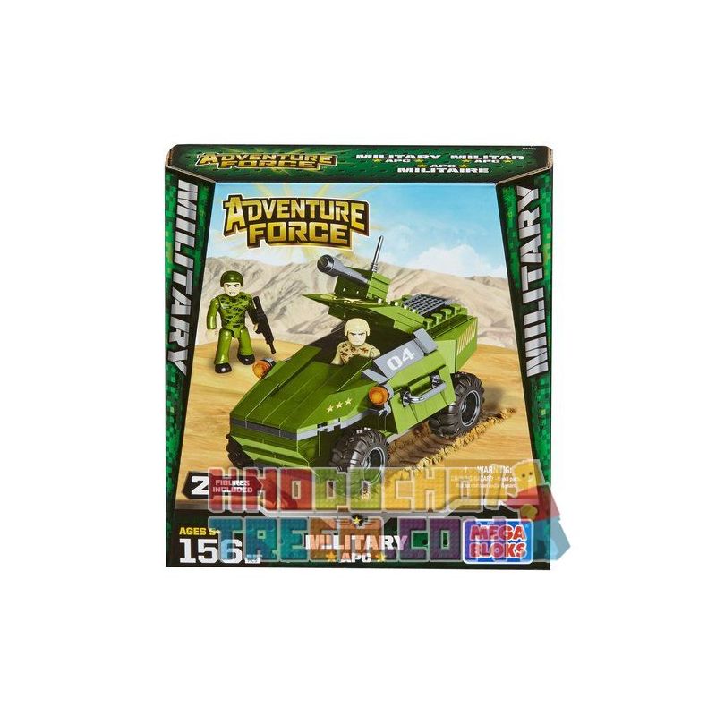 MEGA BLOKS 94408 Xếp hình kiểu Lego MILITARY ARMY Military APC Armored Shipping Tàu Chở Nhân Viên Bọc Thép 156 khối MEGA BLOKS 94408 Xếp hình kiểu Lego MILITARY ARMY Military APC Armored Shipping Tàu Chở Nhân Viên Bọc Thép 156 khối