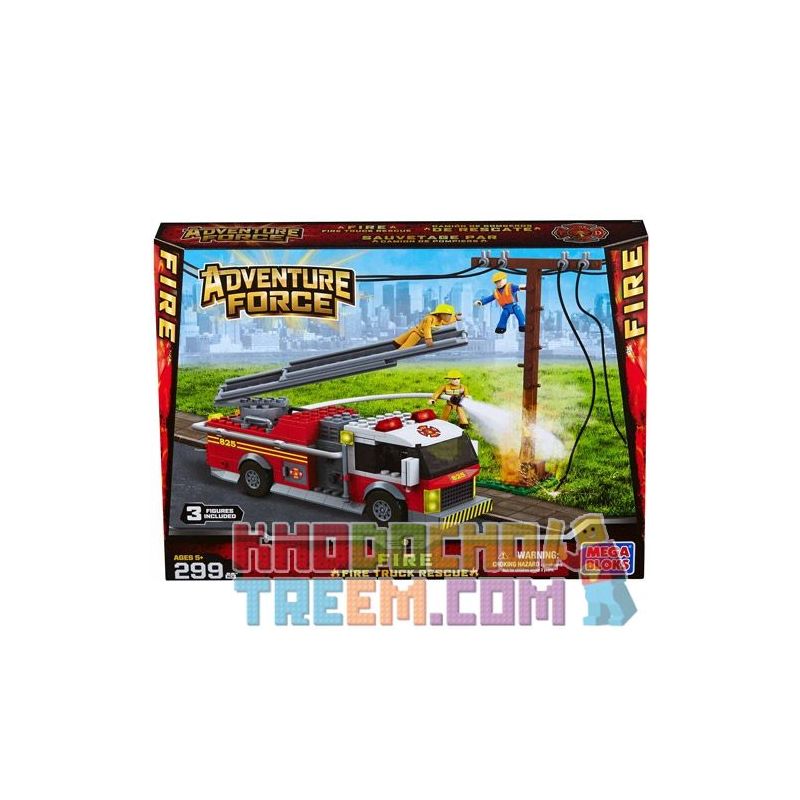 MEGA BLOKS 94411 Xếp hình kiểu Lego CITY Fire Truck Rescue Cứu Hộ Xe Cứu Hỏa 299 khối MEGA BLOKS 94411 Xếp hình kiểu Lego CITY Fire Truck Rescue Cứu Hộ Xe Cứu Hỏa 299 khối