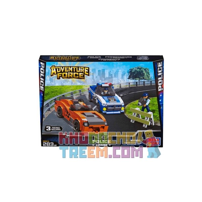 MEGA BLOKS 94412 Xếp hình kiểu Lego CITY Police Chase Cảnh Sat đuổi Theo 283 khối MEGA BLOKS 94412 Xếp hình kiểu Lego CITY Police Chase Cảnh Sat đuổi Theo 283 khối