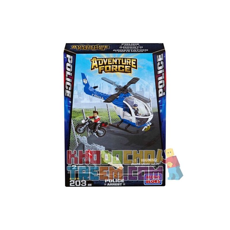 MEGA BLOKS 94416 Xếp hình kiểu Lego CITY Police Chopper Police Helicopter Trực Thăng Cảnh Sát 203 khối MEGA BLOKS 94416 Xếp hình kiểu Lego CITY Police Chopper Police Helicopter Trực Thăng Cảnh Sát 203 khối