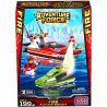 MEGA BLOKS 94419 non  TÀU CỨU HỎA bộ đồ chơi xếp lắp ráp ghép mô hình City FIRE JET BOAT Thành Phố 199 khối