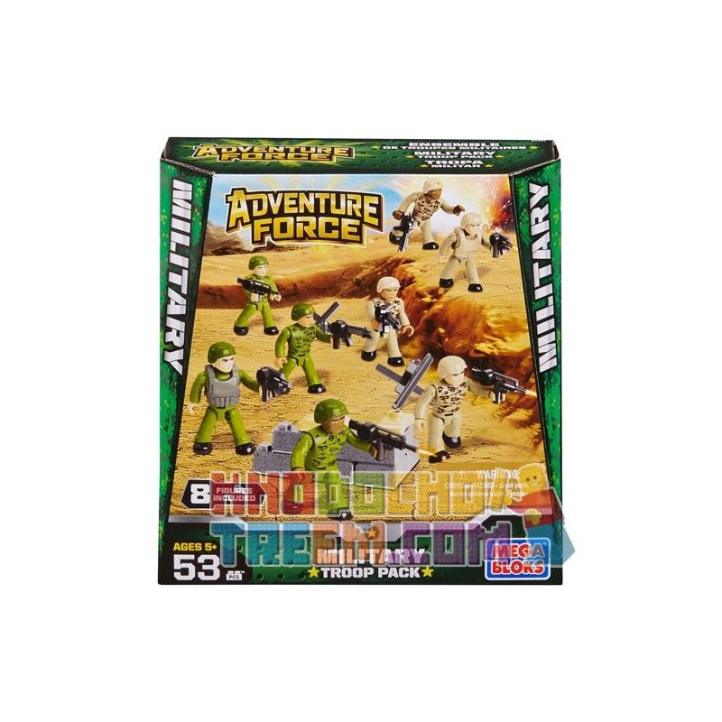 MEGA BLOKS 94423 Xếp hình kiểu Lego MILITARY ARMY Military Troop Pack Military Soldier Bag Túi Quân Nhân 53 khối MEGA BLOKS 94423 Xếp hình kiểu Lego MILITARY ARMY Military Troop Pack Military Soldier Bag Túi Quân Nhân 53 khối