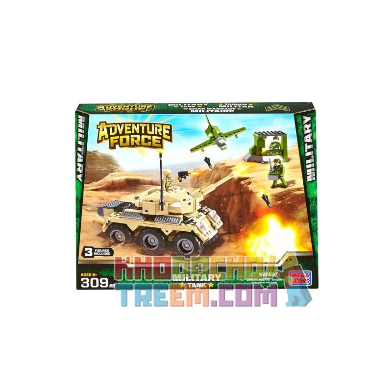 MEGA BLOKS 94424 Xếp hình kiểu Lego MILITARY ARMY Military Tank Xe Tăng Quân Sự 309 khối MEGA BLOKS 94424 Xếp hình kiểu Lego MILITARY ARMY Military Tank Xe Tăng Quân Sự 309 khối