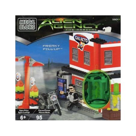 MEGA BLOKS 5601 non  NHỒI NHÉT KỲ LẠ bộ đồ chơi xếp lắp ráp ghép mô hình FREAKY FILL-UP 95 khối
