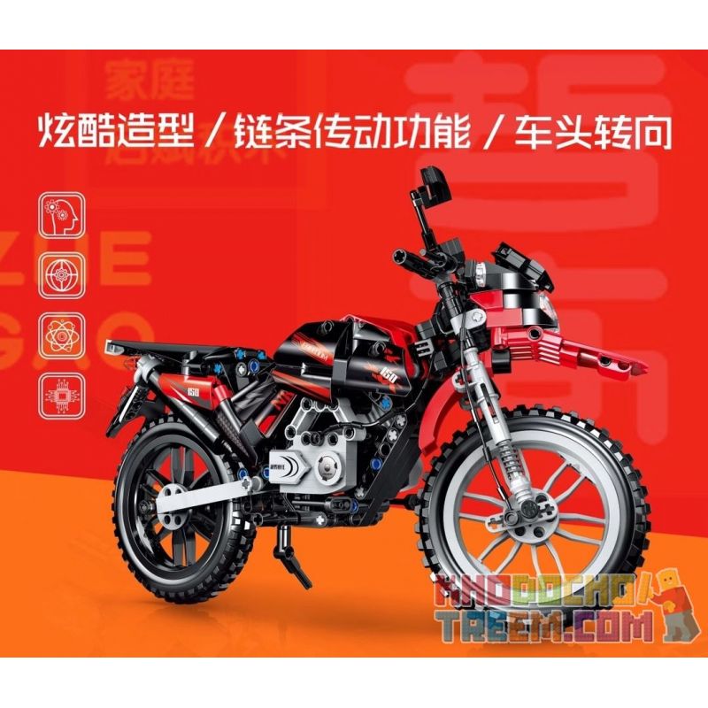 ZHEGAO QL0440 0440 non  MÔ TÔ ĐỊA HÌNH bộ đồ chơi xếp lắp ráp ghép mô hình  CROSS COUNTRY MOTORCTCLE Kỹ Thuật Công Nghệ Cao Mô Hình Phương Tiện 481 khối ZHEGAO QL0440 0440 non  MÔ TÔ ĐỊA HÌNH bộ đồ chơi xếp lắp ráp ghép mô hình  CROSS COUNTRY MOTORCTCLE Kỹ Thuật Công Nghệ Cao Mô Hình Phương Tiện 481 khối