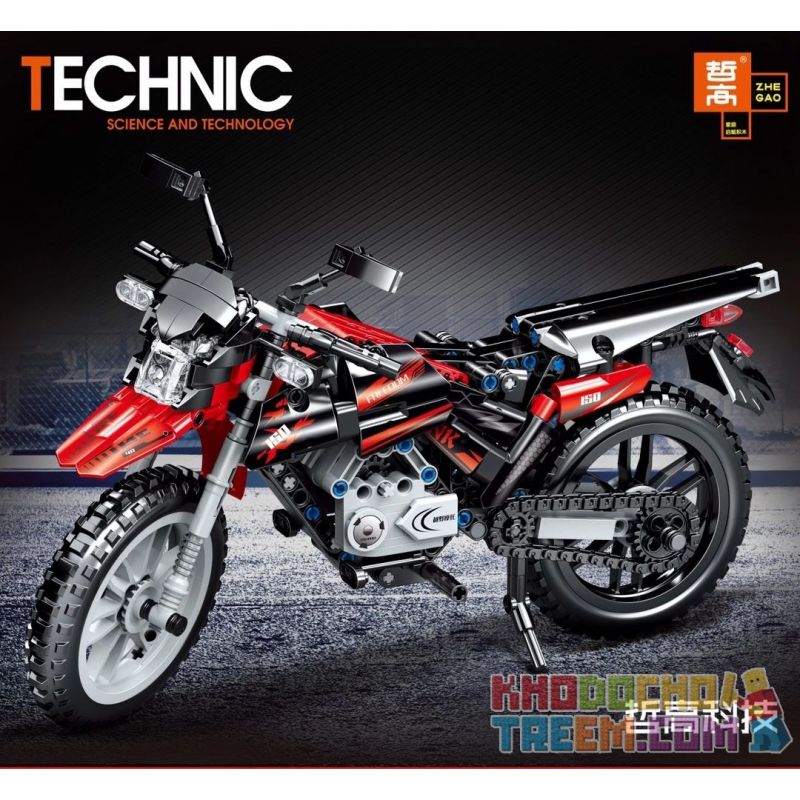 ZHEGAO QL0440 0440 non  MÔ TÔ ĐỊA HÌNH bộ đồ chơi xếp lắp ráp ghép mô hình  CROSS COUNTRY MOTORCTCLE Kỹ Thuật Công Nghệ Cao Mô Hình Phương Tiện 481 khối ZHEGAO QL0440 0440 non  MÔ TÔ ĐỊA HÌNH bộ đồ chơi xếp lắp ráp ghép mô hình  CROSS COUNTRY MOTORCTCLE Kỹ Thuật Công Nghệ Cao Mô Hình Phương Tiện 481 khối