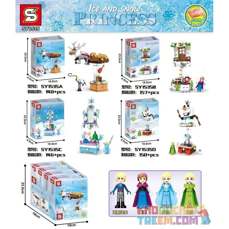 SHENG YUAN SY SY1535A 1535A SY1535B 1535B SY1535C 1535C SY1535D 1535D Xếp hình kiểu Lego DISNEY PRINCESS Ice And Snow Princess Suspend 4 4 Loại Hệ Thống Treo gồm 4 hộp nhỏ 621 khối SHENG YUAN SY SY1535A 1535A SY1535B 1535B SY1535C 1535C SY1535D 1535D Xếp hình kiểu Lego DISNEY PRINCESS Ice And Snow Princess Suspend 4 4 Loại Hệ Thống Treo gồm 4 hộp nhỏ 621 khối