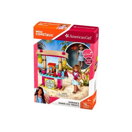 MEGA BLOKS DXW90 non  MÓN ĐÁ BÀO CỦA KANANI bộ đồ chơi xếp lắp ráp ghép mô hình  KANANI’S SHAVE ICE TREATS Các Bạn Gái 78 khối