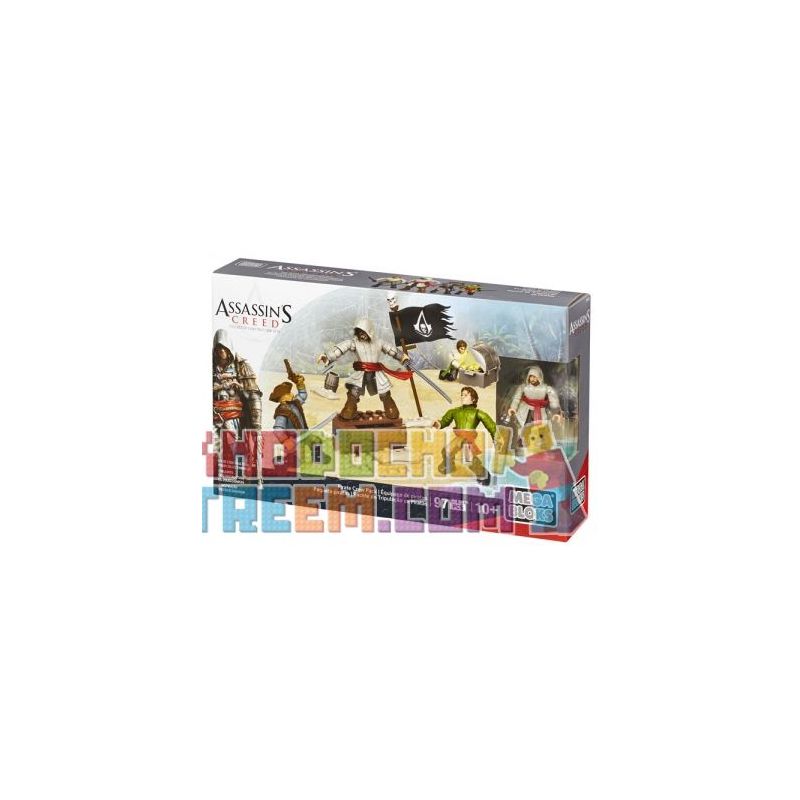 MEGA BLOKS CNK22 94305 non  TÚI THỦY THỦ ĐOÀN bộ đồ chơi xếp lắp ráp ghép mô hình Assassin's Creed PIRATE CREW PACK 111 khối MEGA BLOKS CNK22 94305 non  TÚI THỦY THỦ ĐOÀN bộ đồ chơi xếp lắp ráp ghép mô hình Assassin's Creed PIRATE CREW PACK 111 khối