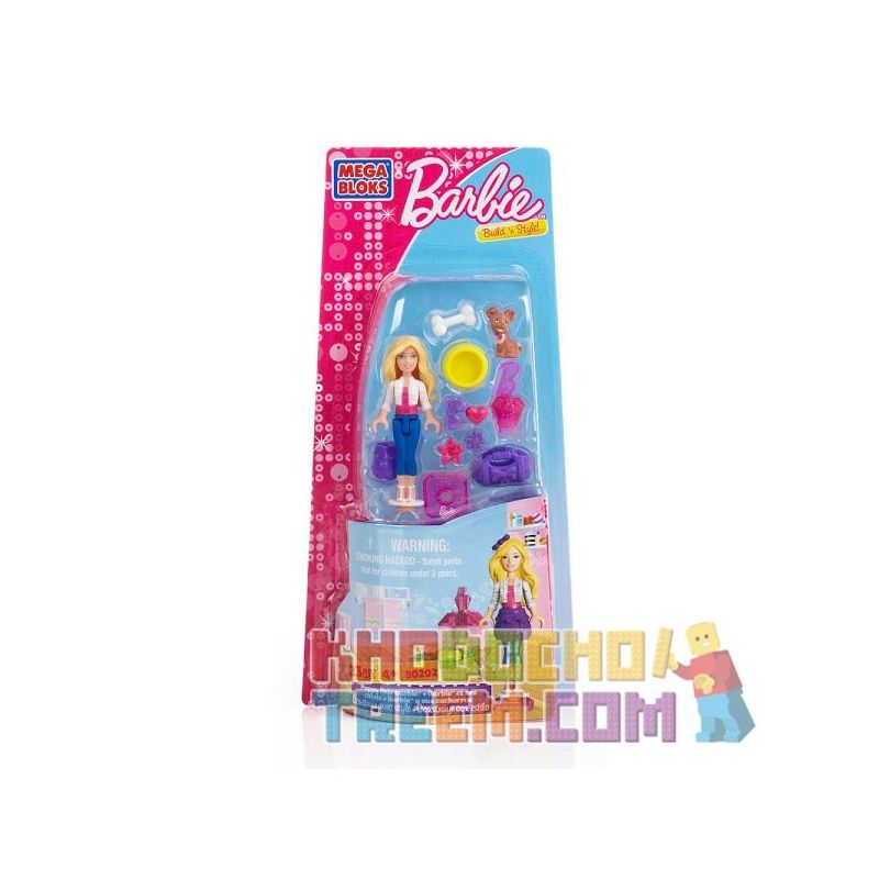 MEGA BLOKS 80202 Xếp hình kiểu Lego FRIENDS Puppy Pals Barbie Puppy And Barbie Chó Con Và Búp Bê Barbie 23 khối MEGA BLOKS 80202 Xếp hình kiểu Lego FRIENDS Puppy Pals Barbie Puppy And Barbie Chó Con Và Búp Bê Barbie 23 khối