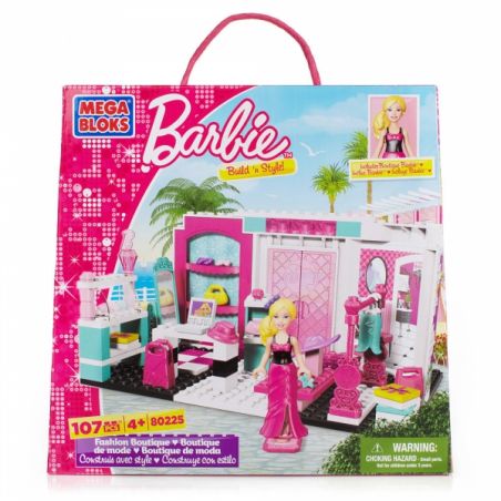 MEGA BLOKS 80225 non  CỬA HÀNG THỜI TRANG bộ đồ chơi xếp lắp ráp ghép mô hình  FASHION BOUTIQUE Các Bạn Gái 107 khối