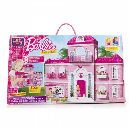 MEGA BLOKS 80229 non  TÒA NHÀ SANG TRỌNG bộ đồ chơi xếp lắp ráp ghép mô hình  LUXURY MANSION Các Bạn Gái 301 khối