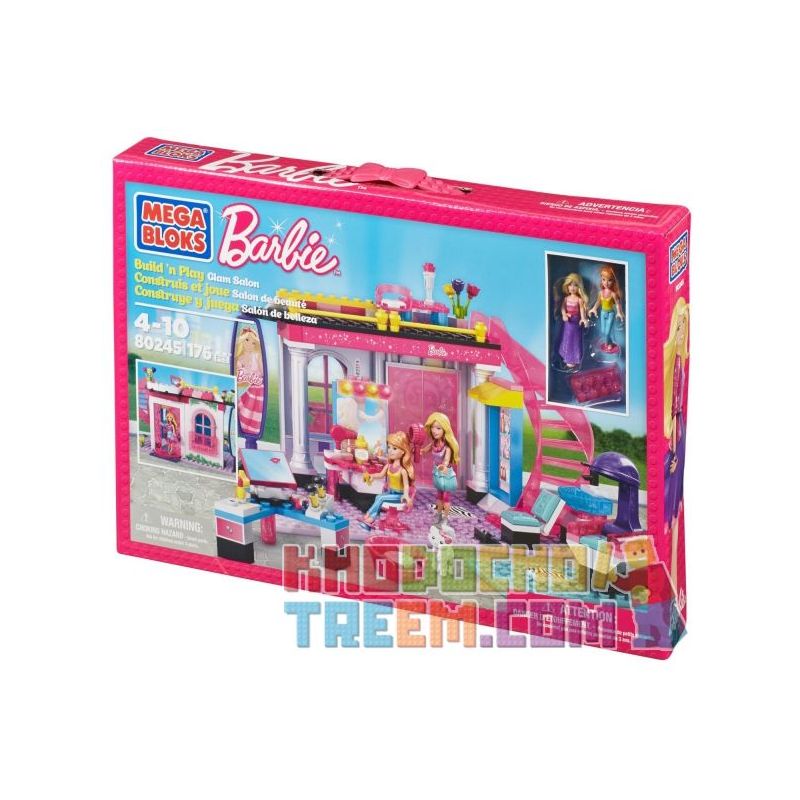 MEGA BLOKS 80245 Xếp hình kiểu Lego FRIENDS Glam Salon Glamor Salon Tiệm Quyến Rũ 176 khối MEGA BLOKS 80245 Xếp hình kiểu Lego FRIENDS Glam Salon Glamor Salon Tiệm Quyến Rũ 176 khối