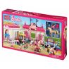 MEGA BLOKS 80246 non  ỔN ĐỊNH bộ đồ chơi xếp lắp ráp ghép mô hình  HORSE STABLE Các Bạn Gái 275 khối
