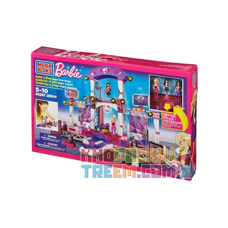 MEGA BLOKS 80247 Xếp hình kiểu Lego FRIENDS Super Star Stage Superstar Stage Sân Khấu Siêu Sao 290 khối MEGA BLOKS 80247 Xếp hình kiểu Lego FRIENDS Super Star Stage Superstar Stage Sân Khấu Siêu Sao 290 khối