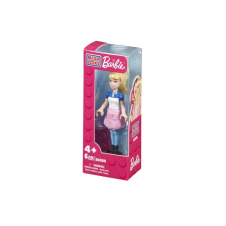 MEGA BLOKS 80261 non  THỜI TRANG MÙA THU BARBIE bộ đồ chơi xếp lắp ráp ghép mô hình  FALL FASHION BARBIE® Các Bạn Gái 6 khối