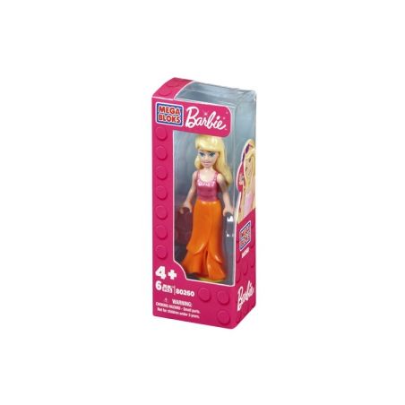 MEGA BLOKS 80263 non  BARBIE NHIỆT ĐỚI bộ đồ chơi xếp lắp ráp ghép mô hình  TROPICAL BARBIE® Các Bạn Gái 6 khối