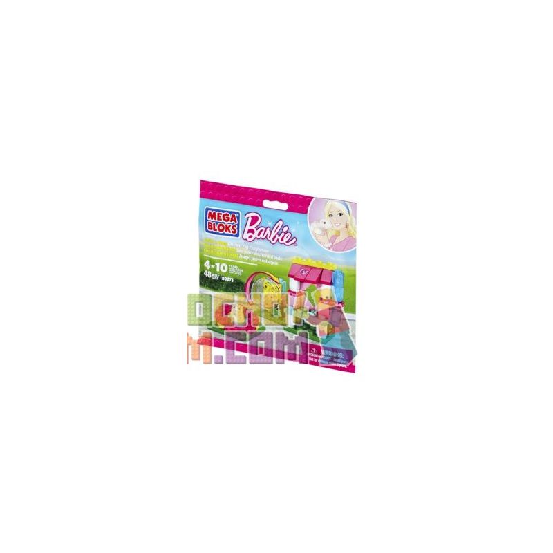 MEGA BLOKS 80273 non Lego NHÀ ĐỒ CHƠI GUINEA PIG bộ đồ chơi xếp lắp ráp ghép mô hình Friends BUILD ’N PLAY GUINEA PIG PLAYHOUSE Các Bạn Gái 48 khối