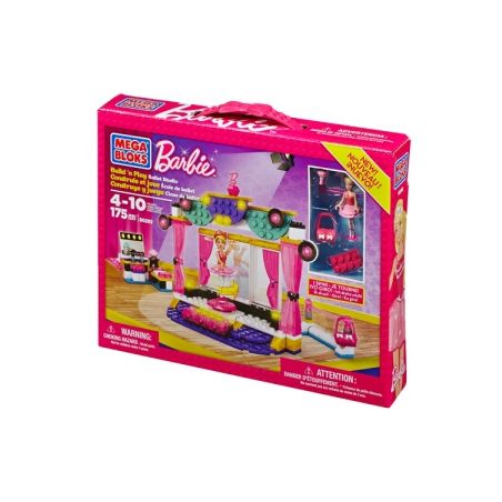 MEGA BLOKS 80292 non  PHÒNG THU BA LÊ bộ đồ chơi xếp lắp ráp ghép mô hình  BALLET STUDIO Các Bạn Gái 175 khối