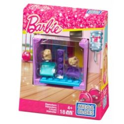 MEGA BLOKS CNH91 non  HAMSTER TẬP THỂ DỤC bộ đồ chơi xếp lắp ráp ghép mô hình  GYM FIT HAMSTERS Các Bạn Gái 18 khối