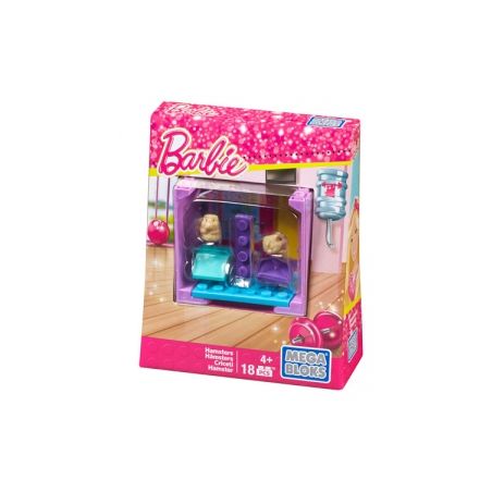 MEGA BLOKS CNH91 non  HAMSTER TẬP THỂ DỤC bộ đồ chơi xếp lắp ráp ghép mô hình  GYM FIT HAMSTERS Các Bạn Gái 18 khối