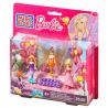 MEGA BLOKS 80171 CND50 non  CÔNG CHÚA BARBY. bộ đồ chơi xếp lắp ráp ghép mô hình  PRINCESS BALL BARBIE Các Bạn Gái 35 khối