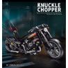 MouldKing 23005 Mould King 23005 REBRICKABLE MOC-17249 17249 MOC17249 non  HARLEY KNUCKLE CHOPPER XE MÁY bộ đồ chơi xếp lắp ráp ghép mô hình  FAST RC MOTORCYCLE - IT REALLY WORKS AND STANDS UP! 30KMH WITH BUWIZZ 2.0 Kỹ Thuật Công Nghệ Cao Mô Hình Phương Tiện 340 khối