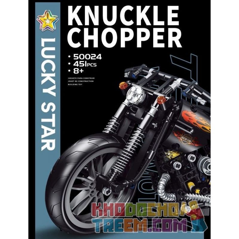 MouldKing 23005 Mould King 23005 REBRICKABLE MOC-17249 17249 MOC17249 non  HARLEY KNUCKLE CHOPPER XE MÁY bộ đồ chơi xếp lắp ráp ghép mô hình  FAST RC MOTORCYCLE - IT REALLY WORKS AND STANDS UP! 30KMH WITH BUWIZZ 2.0 Kỹ Thuật Công Nghệ Cao Mô Hình Phương Tiện 340 khối