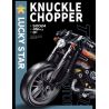 MouldKing 23005 Mould King 23005 REBRICKABLE MOC-17249 17249 MOC17249 non  HARLEY KNUCKLE CHOPPER XE MÁY bộ đồ chơi xếp lắp ráp ghép mô hình  FAST RC MOTORCYCLE - IT REALLY WORKS AND STANDS UP! 30KMH WITH BUWIZZ 2.0 Kỹ Thuật Công Nghệ Cao Mô Hình Phương Tiện 340 khối
